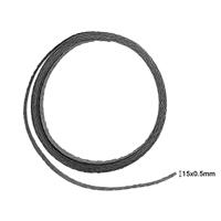 Vaessen Creative • aluminiumdraad crocodile 1,5cmx0,5mmx3m anthracite - thumbnail