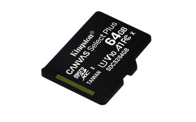 Kingston Canvas Select Plus micro SDXC 64 GB geheugenkaart + adapter - thumbnail