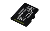 Micro SD geheugenkaart met adapter Kingston exFAT Inhoud 64 GB - thumbnail
