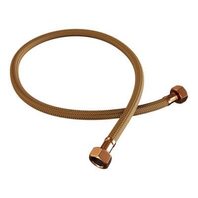 Flexibele Aansluitslang Brauer Flex Gevlochten 300 mm Koper Geborsteld PVD