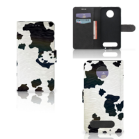 Motorola Moto Z2 Force Telefoonhoesje met Pasjes Koeienvlekken - thumbnail