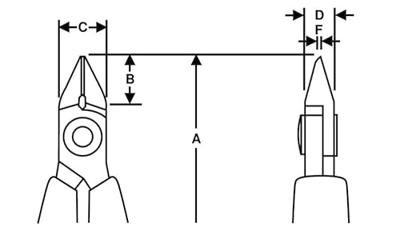 Bahco 2646 Elektronica Zijkniptang 110 mm - thumbnail