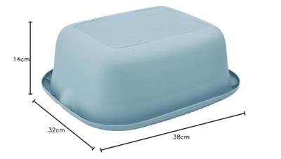 Keeeper Afwasbak rechthoekig 9L blauw