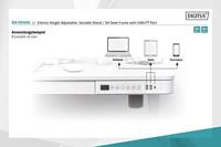 Digitus DA-90406 Zit-sta-bureau Hoogte (max.): 121 cm - thumbnail