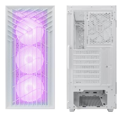ATX Semi-toren BehuizingCoolBox COO-CHA-GA300W-0 Wit
