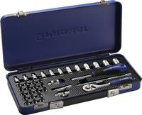 Promat/Tecwerk Dopsleutelset | 36-delig 1/4 inch | sleutelwijdtes 4-14 mm | aantal tanden 20 6-Kant - 4000821183 - thumbnail