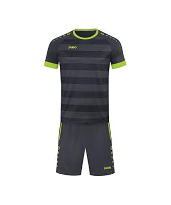 JAKO 4214K Shirt Celtic Melange Km Kids - Antraciet/Lemon - 164