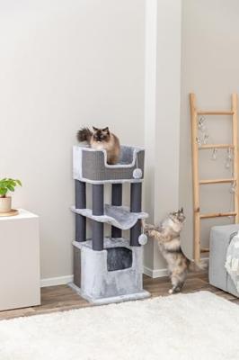 Trixie krabpaal lucano xxl lichtgrijs / donkergrijs