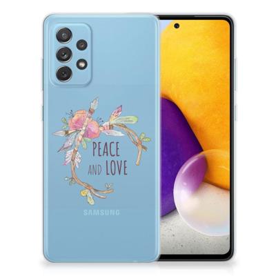 Samsung Galaxy A72 Telefoonhoesje met Naam Boho Text Samsung Galaxy A72 Telefoonhoesje met Naam Boho Text