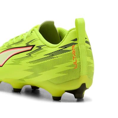 PUMA Ultra 6 Play Gras / Kunstgras Voetbalschoenen (MG) Kids Neongeel Rood Zwart