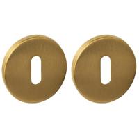 Intersteel Set van 2 sleutelrozettenTira rond messing mat Ø 52mm - 1314.102086 - thumbnail