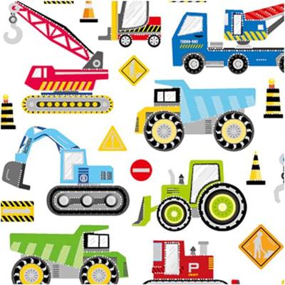 Creativ Company Stickers, bouwplaats voertuigen, vel 15x16,5 cm, ca. 36 stuk, 1 vel