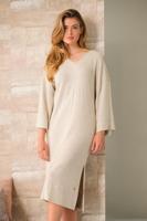 Beige jurk homewear Pastunette - thumbnail