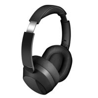 LogiLink BT0071 Over Ear koptelefoon Bluetooth Zwart Noise Cancelling Afstandsbediening, Hoofdband, Headset - thumbnail