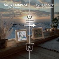 GreenBlue draadloze weerstation, temperatuur + vochtigheid IN/OUT, klok + alarm + datum, keuze uit °C / °F, bereik tot 60 m, GB169 - thumbnail