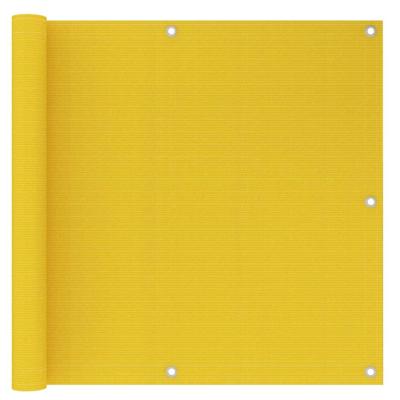 VidaXL Balkonscherm 90x500 cm hdpe geel VidaXL Balkonscherm 90x500 cm hdpe geel