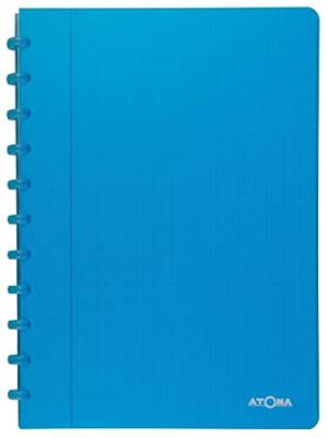 Atoma Trendy schrift, ft A4, 144 bladzijden, commercieel geruit, transparant turkoois Atoma Trendy schrift, ft A4, 144 bladzijden, commercieel geruit, transparant turkoois