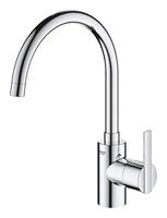 Grohe Keukenkraan Feel Mengkraan 1-Gats Met Instelbare Hoge Uitloop Chroom - thumbnail