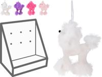 Kersthanger pluchen Poedel 12cm - thumbnail