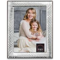 Haes Deco Verzilverde Fotolijst Trevisio voor een foto van 10x15 cm - Fraai Verzilverd met luxe Houten achterzijde en standaard om neer te zetten - thumbnail