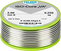 Felder ISO-Core VA Soldeertin Spoel Sn96,5Ag3,5 0.250 kg 2 mm - thumbnail