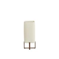 Light & Living TafellampWyn 39cm - crème touw met walnoot look - 1894183 - thumbnail