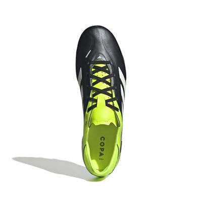 adidas Copa Pure III League Gras / Kunstgras Voetbalschoenen (MG) Zwart Wit Neongeel