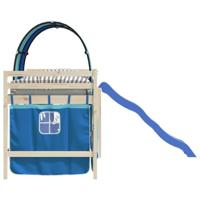 Gordijnen voor hoogslaper met tunnel polyester blauw - thumbnail