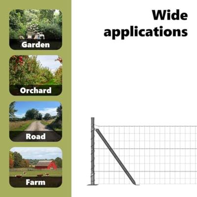 VidaXL Hek met paal grijs 0,4 x 25 m staal en pvc