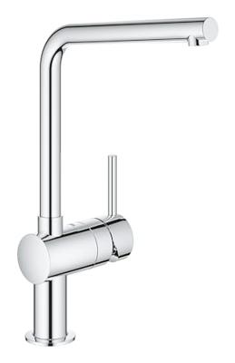 GROHE Minta Keukenkraan - hoog - l uitloop - chroom 31375000 - thumbnail