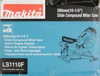 Makita ls1110f 230 v radiaal afkortzaag 260 mm - ls1110f - thumbnail