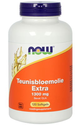 NOW Teunisbloemolie Extra 1300mg Softgels NOW Teunisbloemolie Extra 1300mg Softgels
