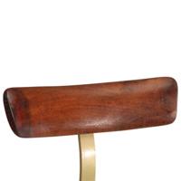 Barkrukken 2 st 49x43x103 cm massief mangohout - thumbnail