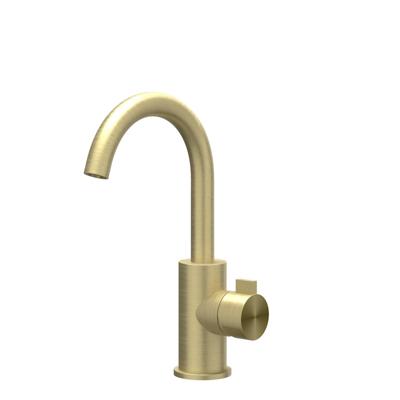 IVY Tribe Wastafelmengkraan - opbouw - draaibare uitloop - coldstart - RVS316 - geborsteld mat goud PVD 6100272