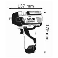 Bosch Professional Bosch GDS 12V-115 Professional - Schlagschrauber 06019E0101 Accu-draaislagmoeraanzetter 12 V Aantal meegeleverde accus: 0 Li-ion - thumbnail