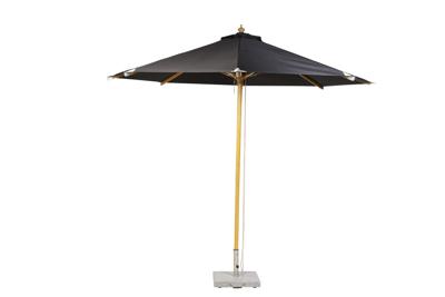 Nohr Parasol 'Luiza' 300 x 300cm, kleur Zwart Nohr Parasol 'Luiza' 300 x 300cm, kleur Zwart