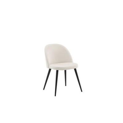 Fjôrd - Eetkamerstoel Beige|Zwart - Set van 2