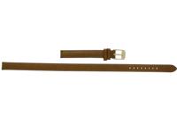 Horlogeband Michael Kors MK2256 / MK2275 / SLIM RUNWAY Leder Cognac 12mm - thumbnail