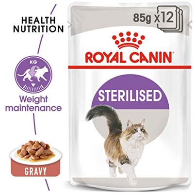 Royal Canin Sterilised in Gravy (saus) natvoer kattenvoer zakjes 12x85g - thumbnail