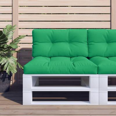VidaXL Palletkussen 70x40x12 cm stof groen VidaXL Palletkussen 70x40x12 cm stof groen