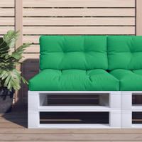 VidaXL Palletkussen 70x40x12 cm stof groen - thumbnail