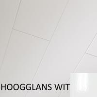 Plafondpanelen MDF Sanimex Hoogglans Wit 260 cm x 38,5 cm x 1,2 cm (Doosinhoud: 2,08 m2) - thumbnail