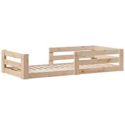 Bedframe zonder matras massief grenenhout 100x200 cm