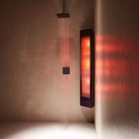 Sunshower Combi Mat Zwart UV en Infrarood Opbouwapparaat 29x144x22.8 cm Aluminium Mat Zwart Sunshower - thumbnail