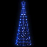 VidaXL Led-kerstboom 200 leds 180 cm blauw - thumbnail