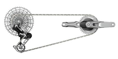 Sram schakelgroep-set "1987 eagle axs transmission". set 1987 eagle tt 170 mm 32/34 z silver