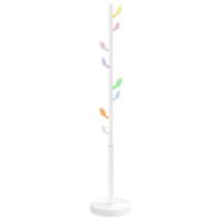 VidaXL Kapstok 172 cm gepoedercoat ijzer wit - thumbnail
