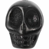 Creativ Company Howlite, d 12 mm, gatgrootte 1,5 mm, zwart, 32 stuk/ 1 doos - thumbnail