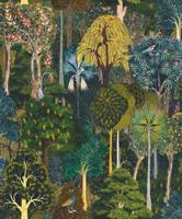 Marburg Heritage Behang met bomen en vogels - 47650 - thumbnail