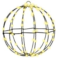 Bal met 96 LED Warmwit 30 cm Metaal - thumbnail